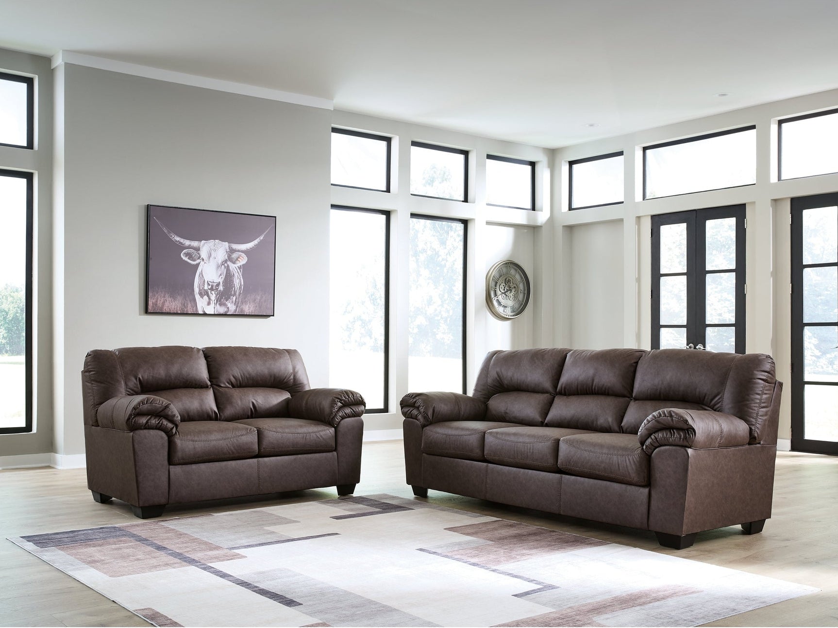 WillowBend Umber Sofa and Loveseat (Online Special Price) - Ornate Home