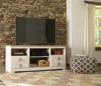 Willowton 64" TV Stand w/ Fireplace Option (Online Special Price) - Ornate Home