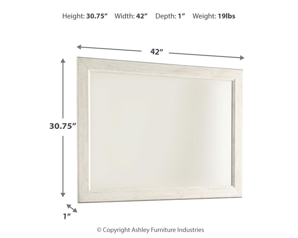 Willowton Bedroom Mirror (Online Special Price) - Ornate Home