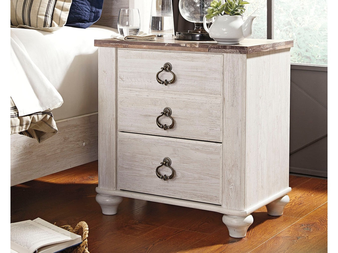 Willowton Nightstand - Ornate Home