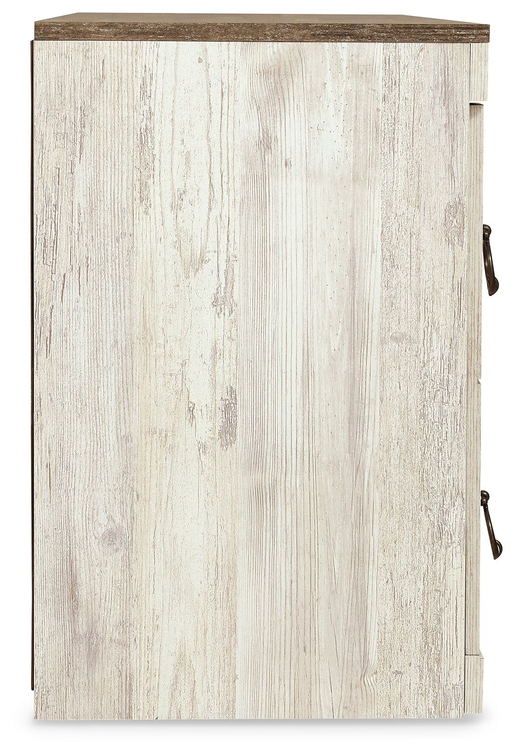 Willowton Whitewash 4-Piece Entertainment Center w/Electric Fireplace - Ornate Home