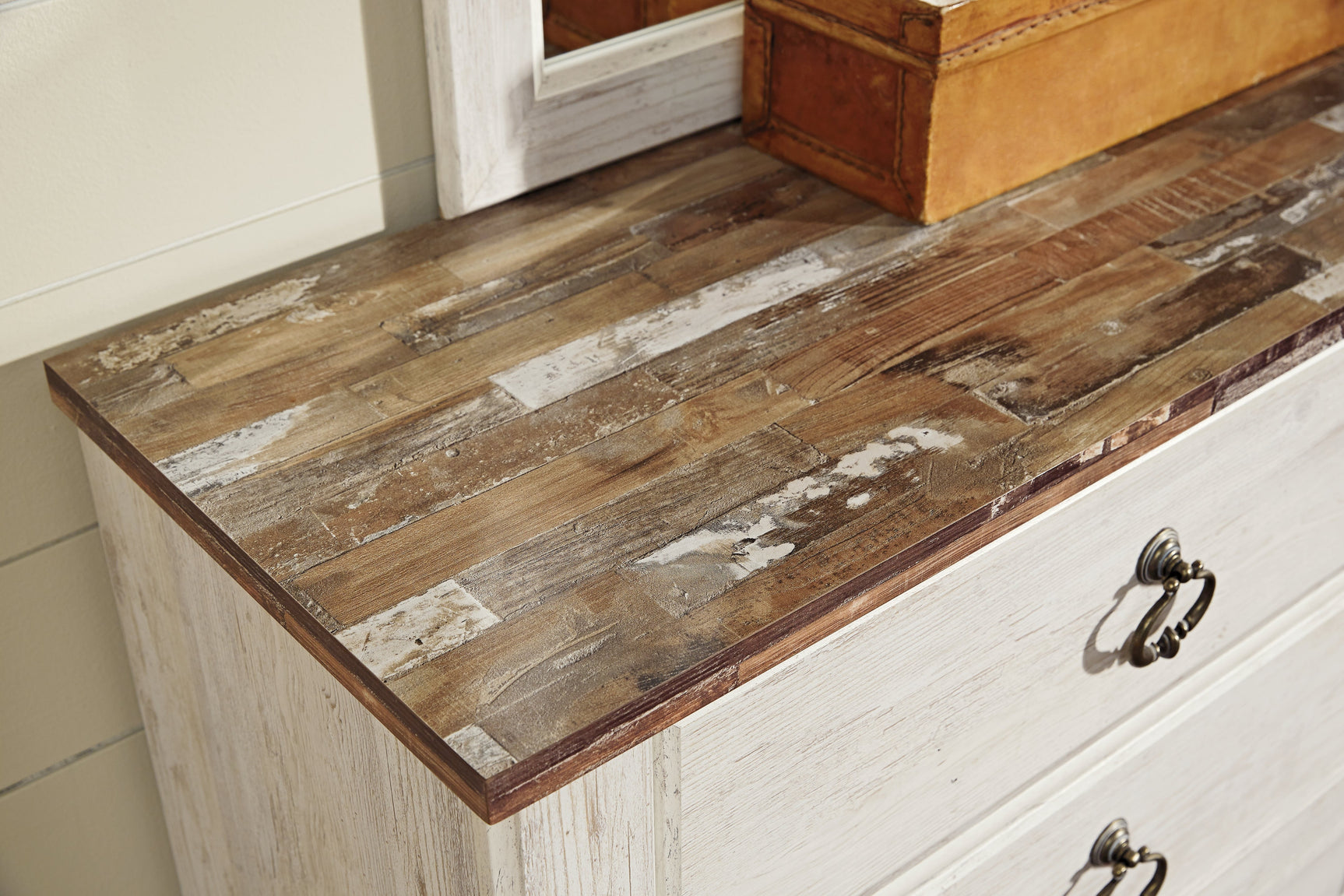 Willowton Whitewash Dressing Chest - Ornate Home