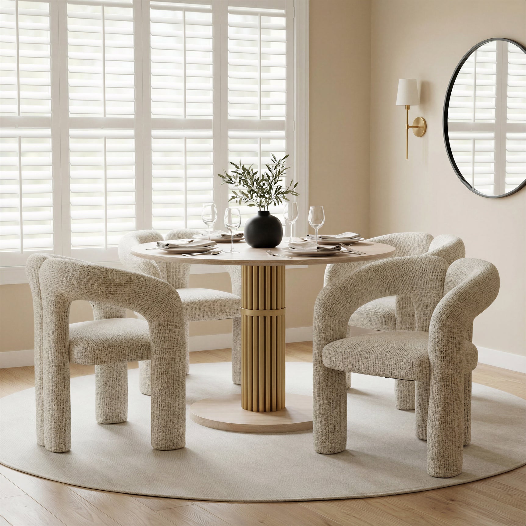 Wilou Natural Dining Table - Ornate Home