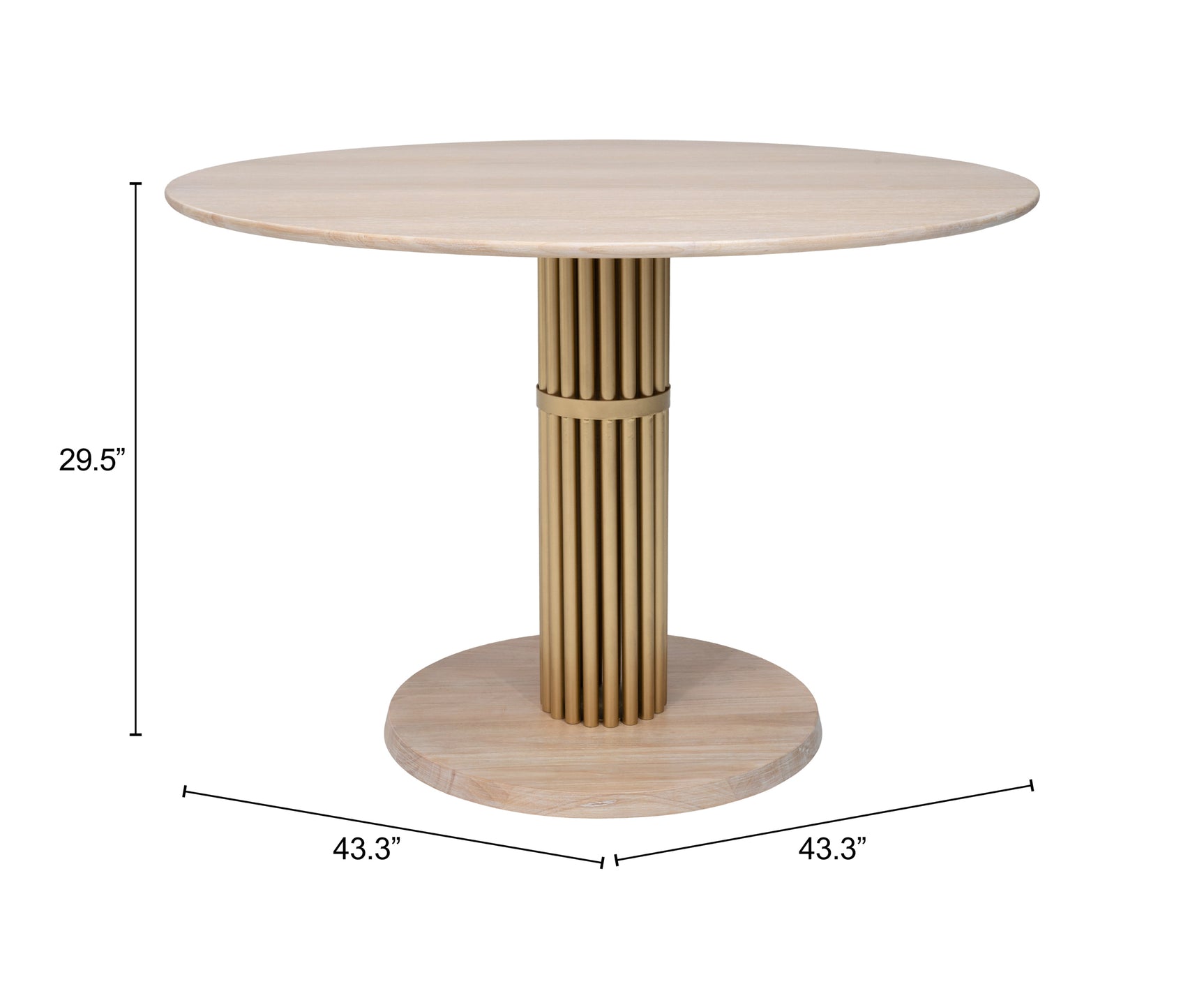 Wilou Natural Dining Table - Ornate Home