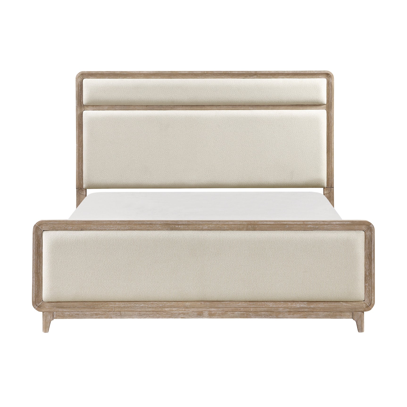 Wilshire Natural/Beige 4-Piece Queen Bedroom Set - Ornate Home