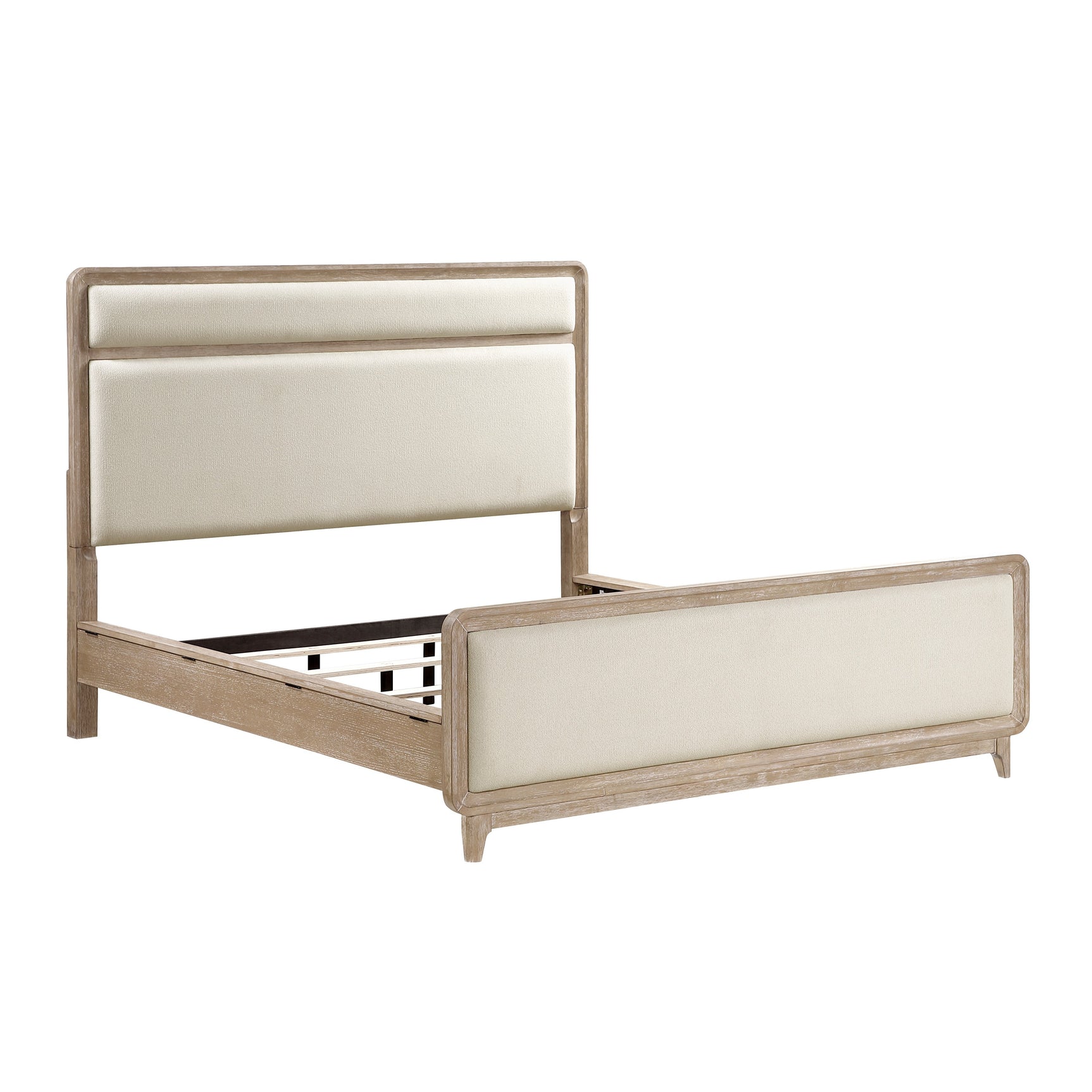 Wilshire Natural/Beige 4-Piece Queen Bedroom Set - Ornate Home