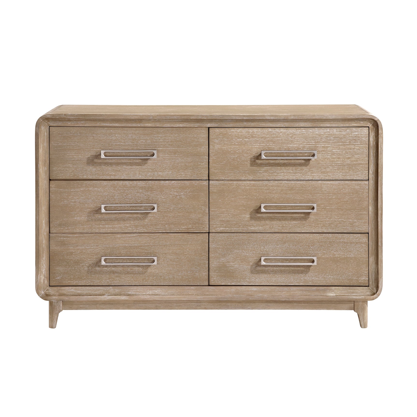 Wilshire Natural/Beige 4-Piece Queen Bedroom Set - Ornate Home