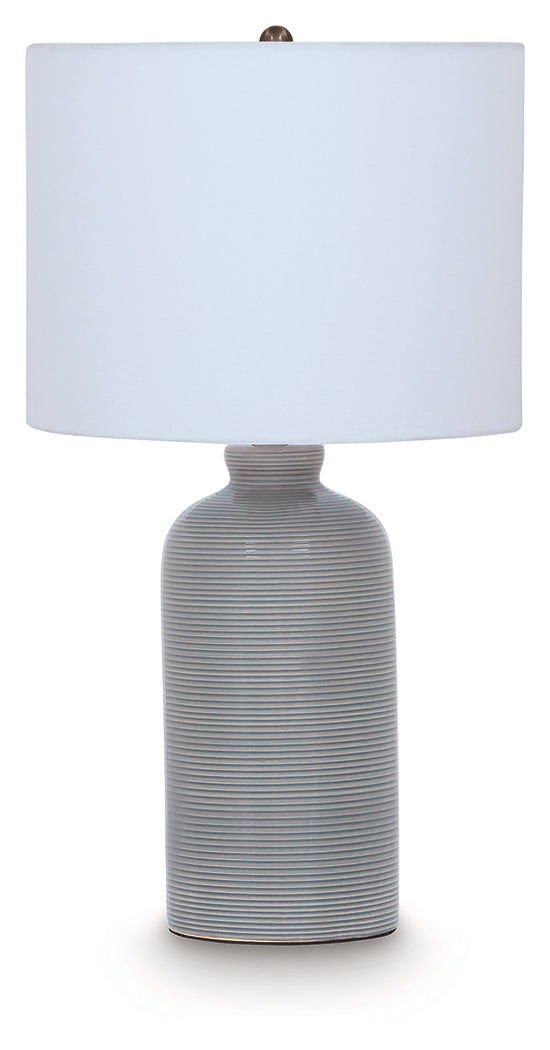 Wimlow Gray Blue Table Lamp (Online Special Price) - Ornate Home
