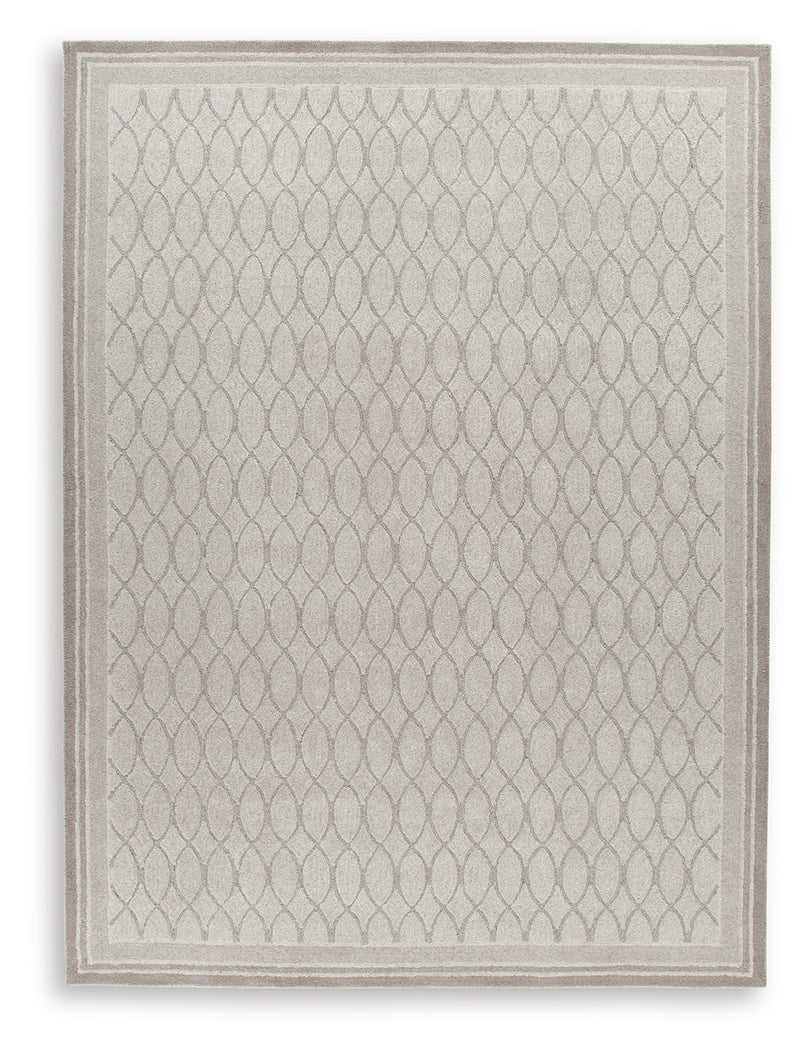 Wimney Gray Extra Large Rug - Ornate Home