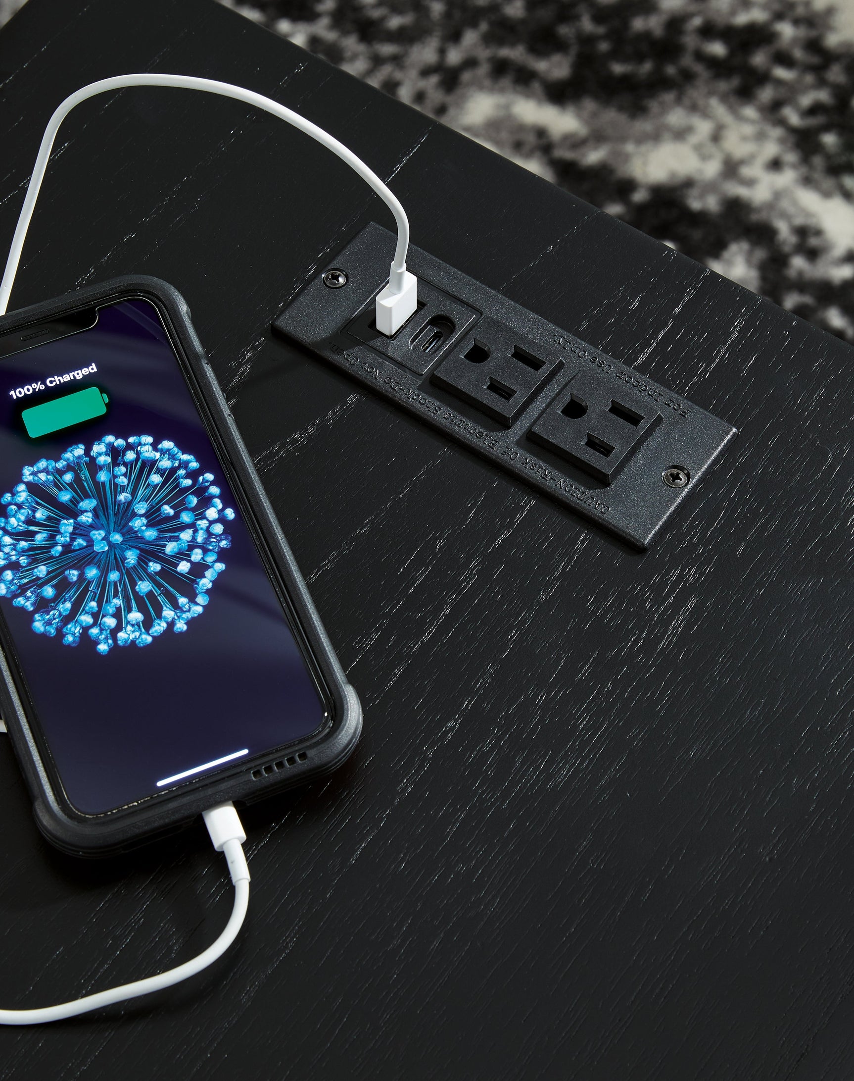 Winbardi Black Chairside End Table (Online Special Price) - Ornate Home