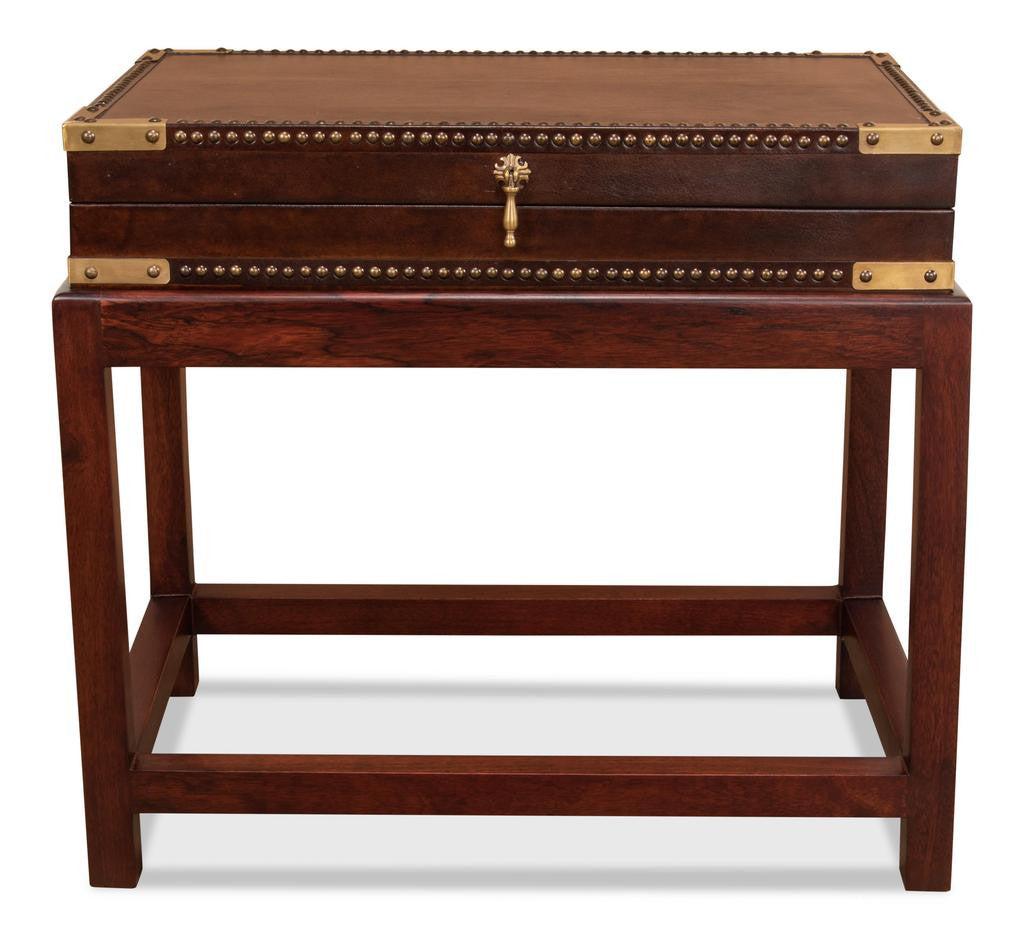 Winchester Brown Box On Stand - Ornate Home