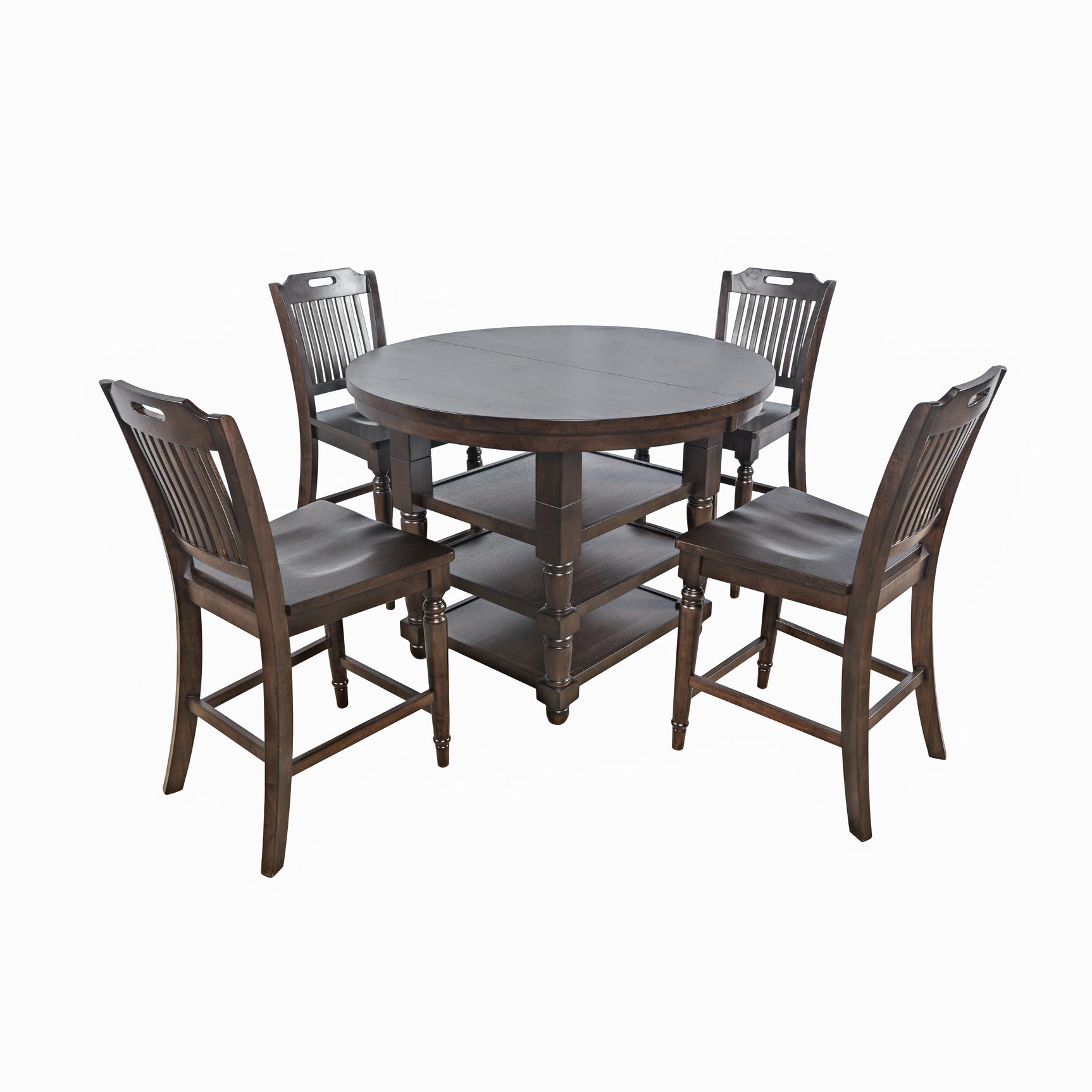 Winchester Portwood 66 High/Low Dining Table w/ 4 Stool - Ornate Home