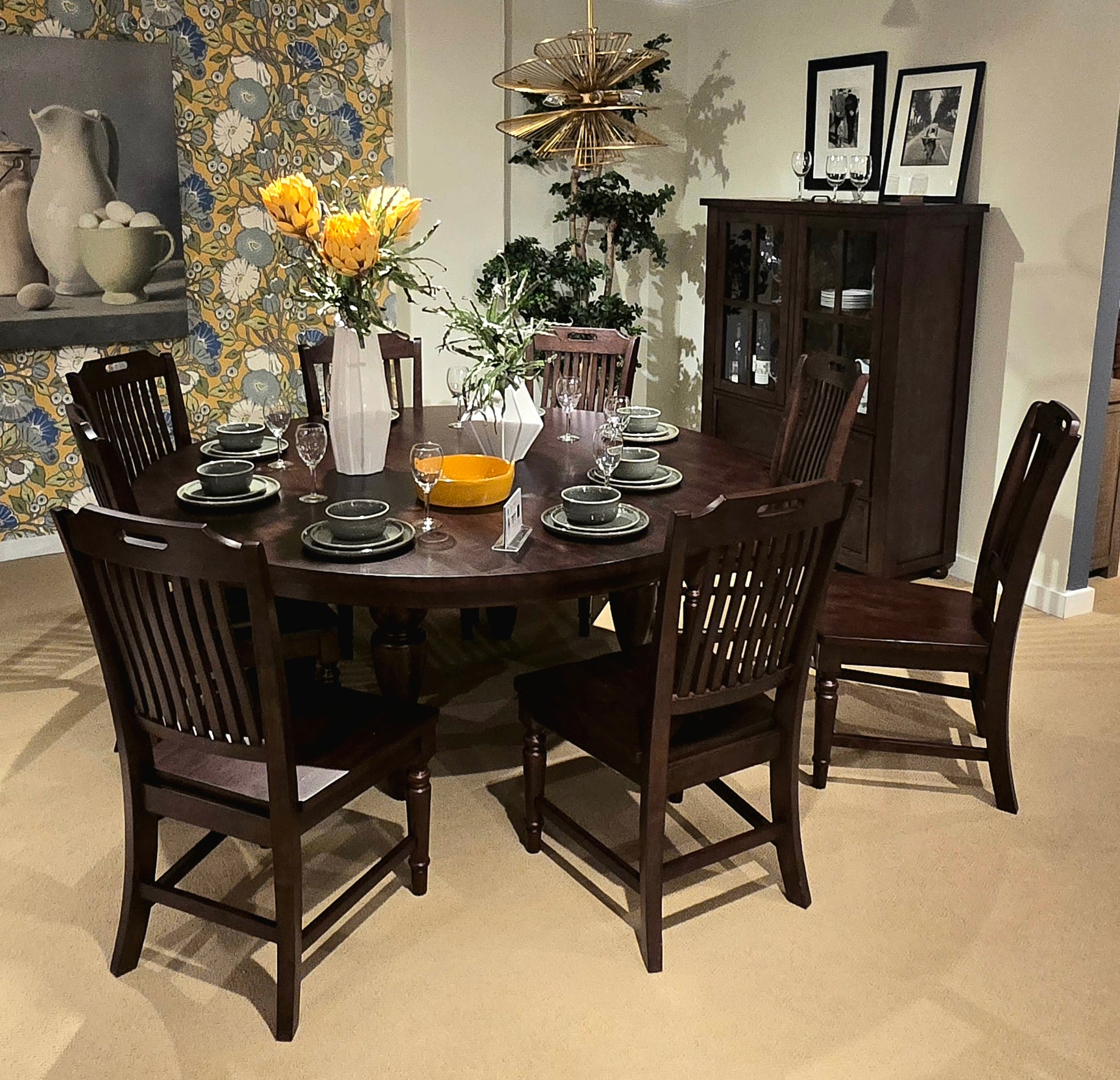Winchester Portwood 72 Dining Table w/ 6 Chair - Ornate Home