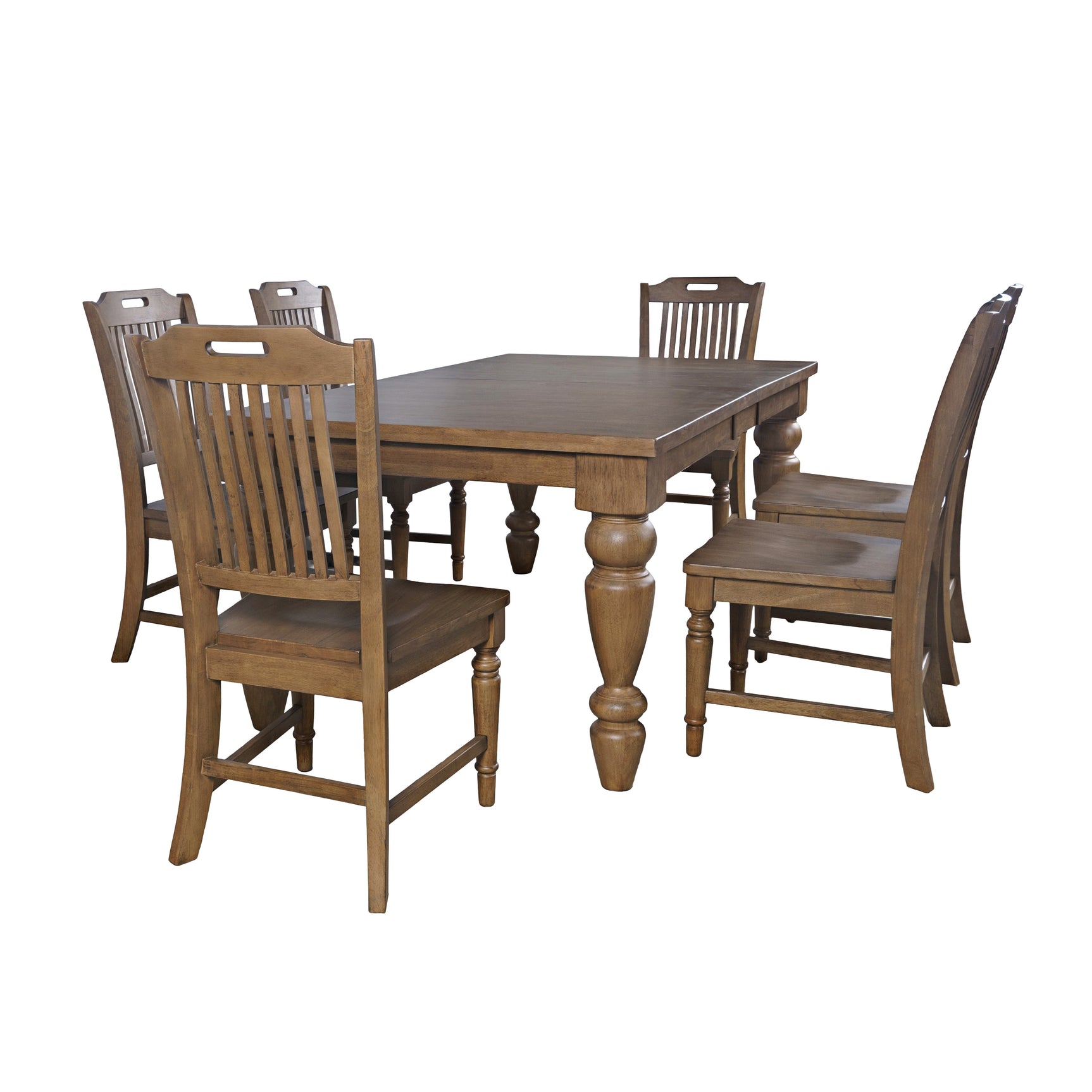 Winchester Winchester Harvest Rect Dining Table w/ 6 Chairs - Ornate Home