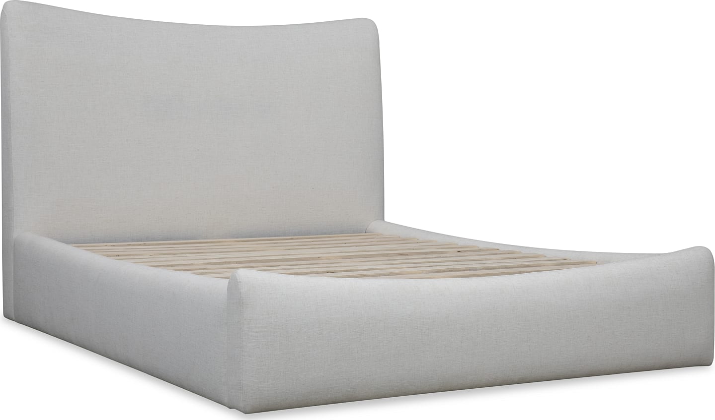 Windham Whipped Honey King Upholstered Bed - Ornate Home