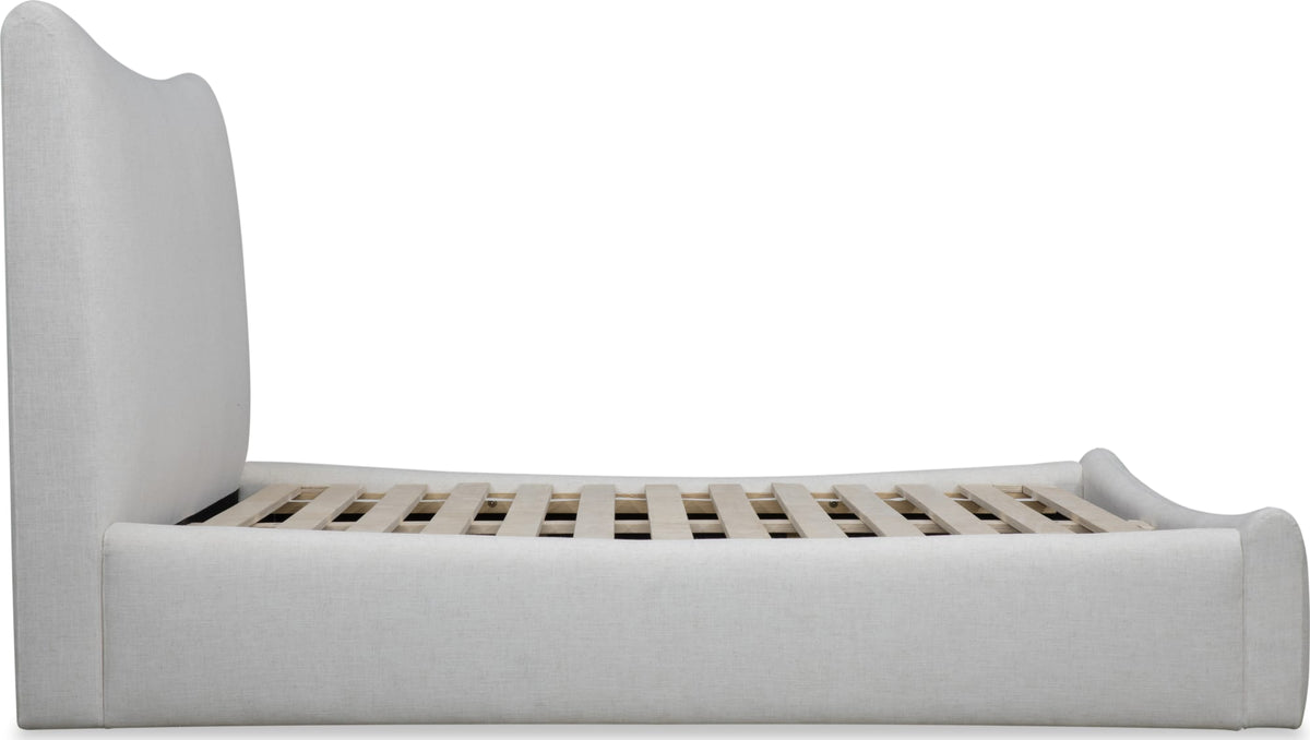 Windham Whipped Honey Queen Upholstered Bed - Ornate Home