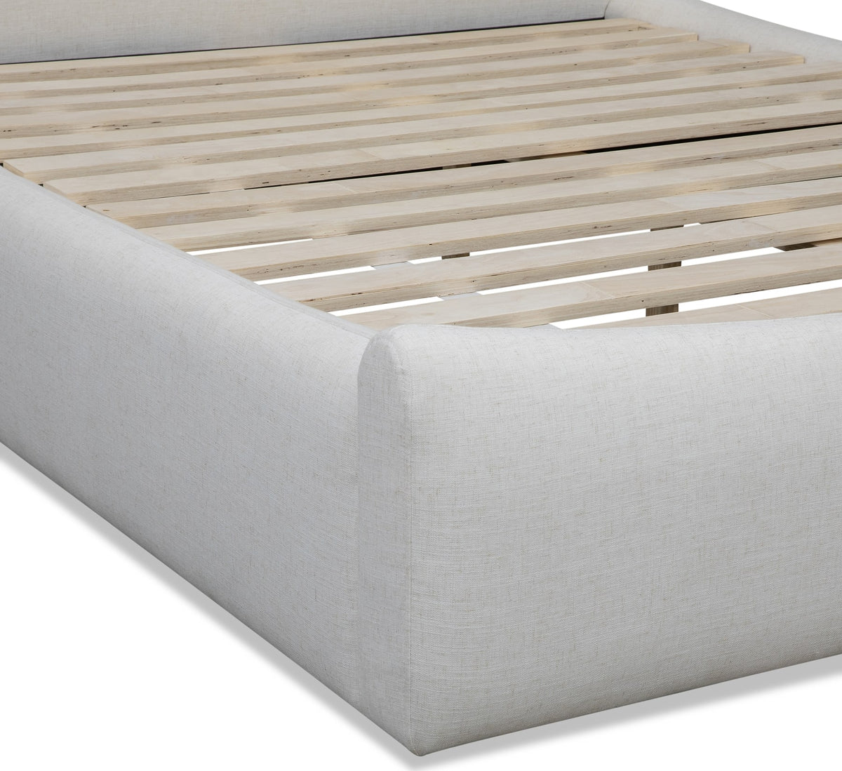 Windham Whipped Honey Queen Upholstered Bed - Ornate Home