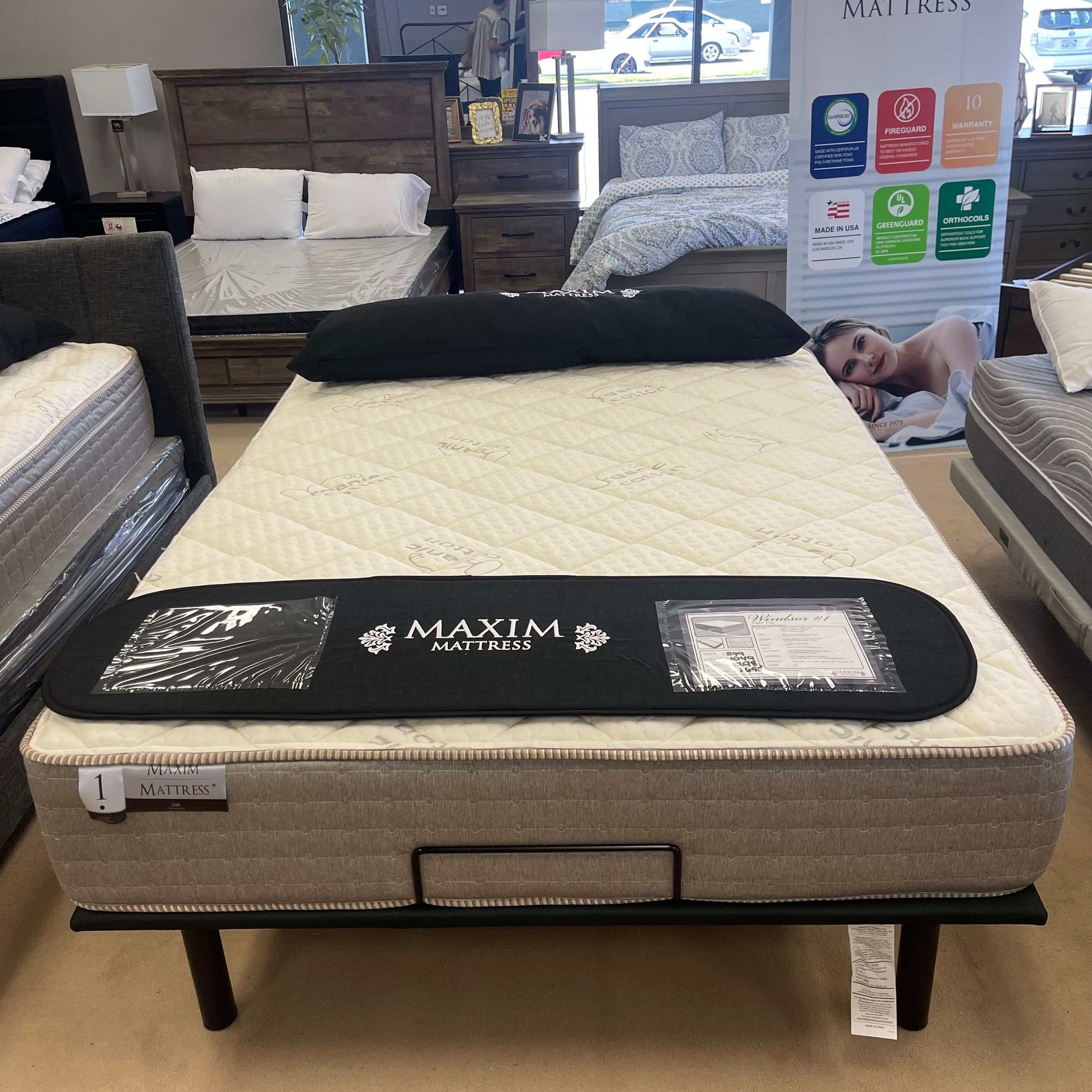 Windmill #1 Taupe Tight Top 12" Mattress / Extra Firm - Ornate Home