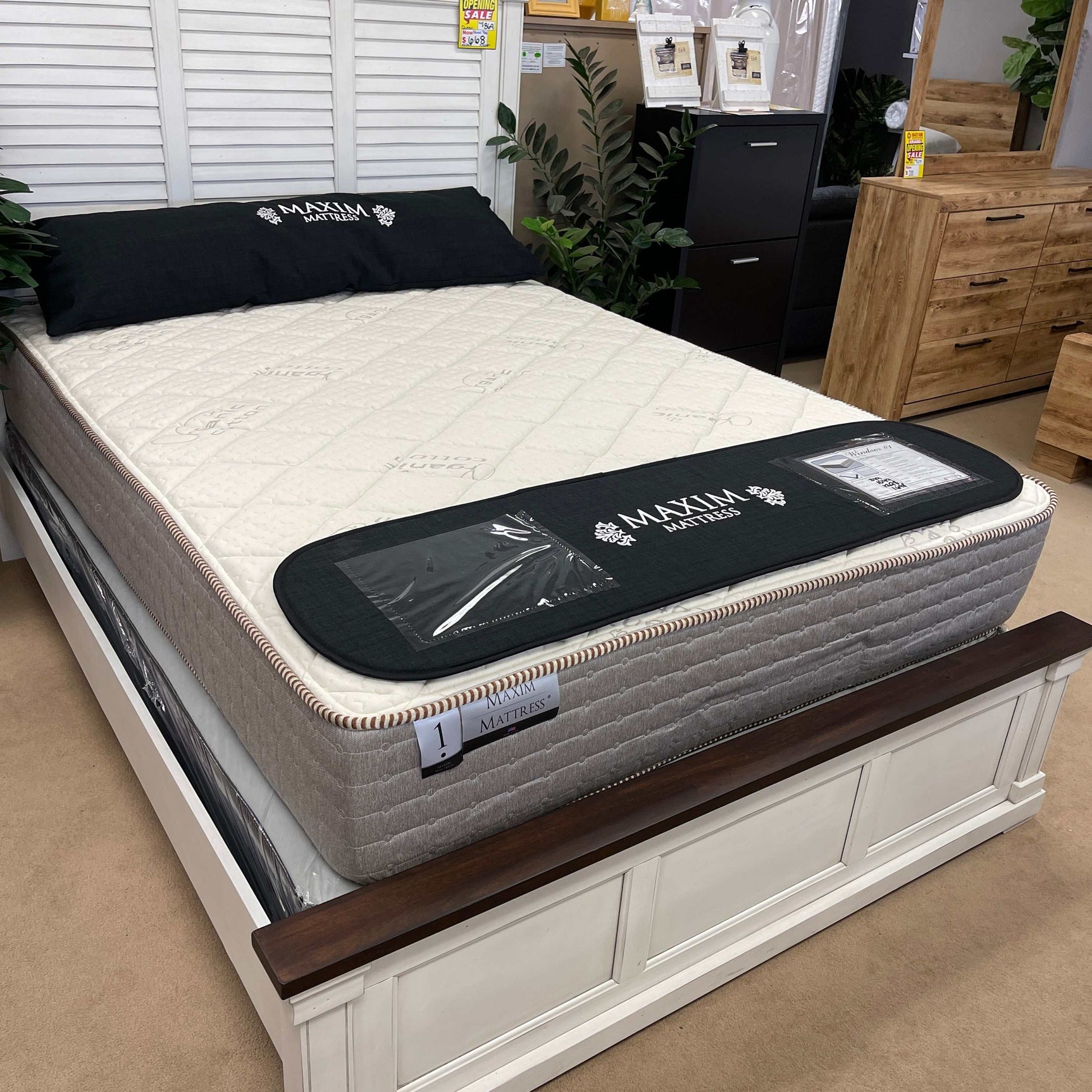 Windmill #1 Taupe Tight Top 12" Mattress / Extra Firm - Ornate Home