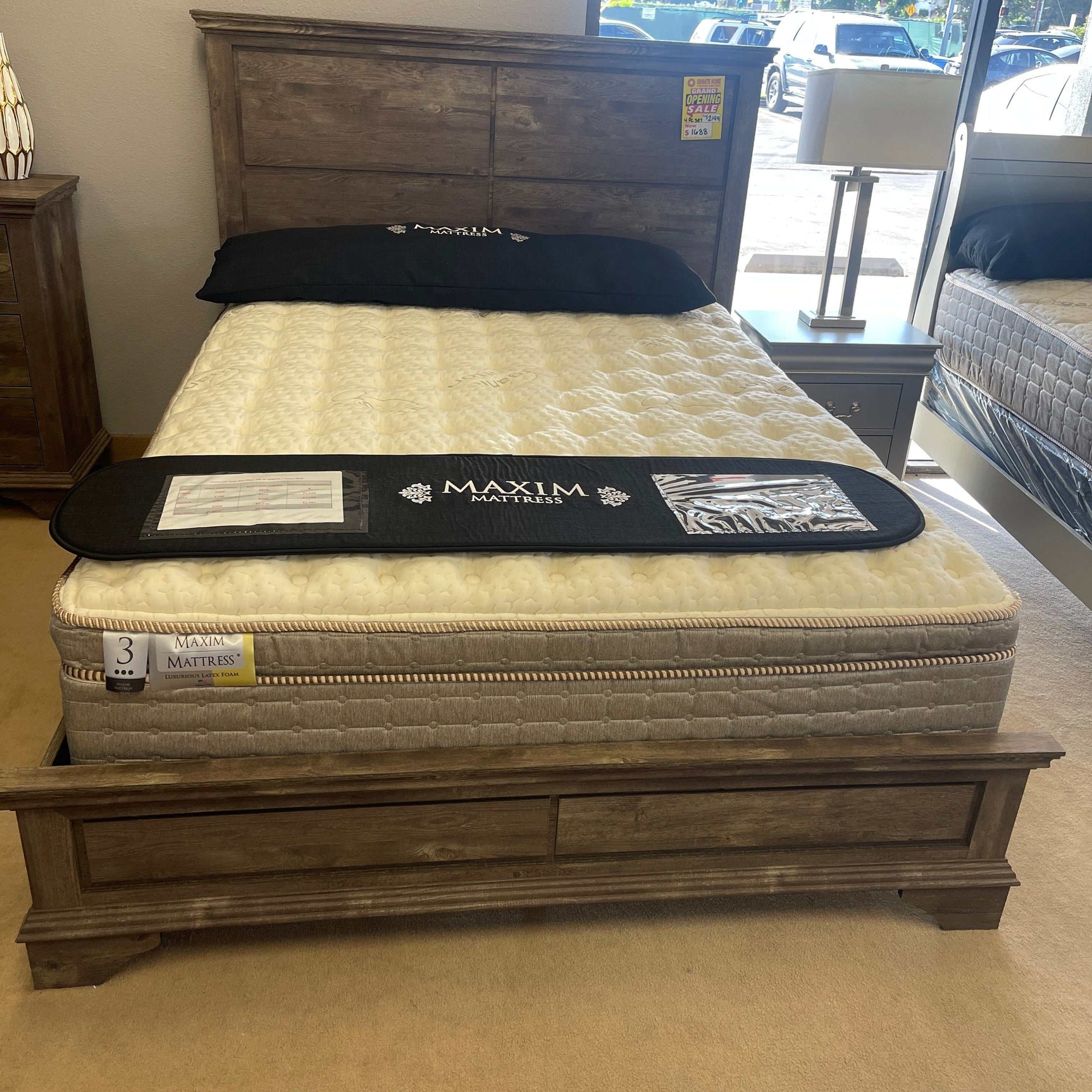 Windmill #3 Taupe Euro Pillow Top 13" Mattress / Luxury Plush - Ornate Home