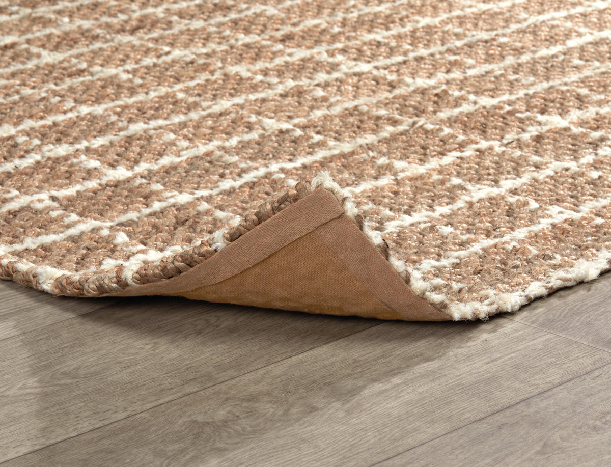 Windowpane Natural/Ivory 8'x8' Rug