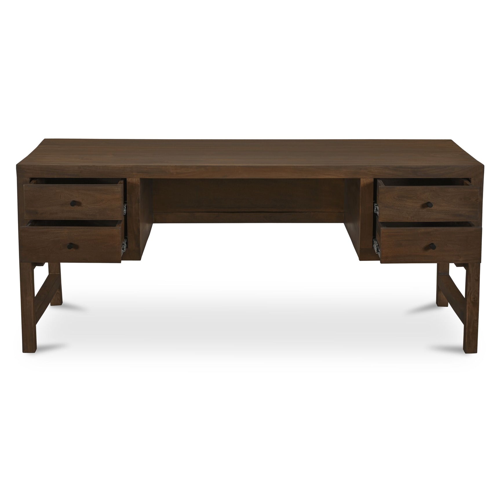 Windsor Dark Brown Desk - Ornate Home