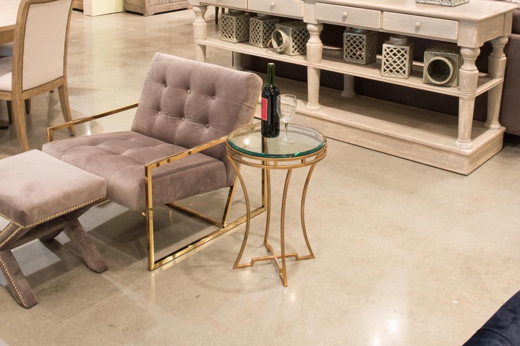 Wine Money Gold Table - Ornate Home