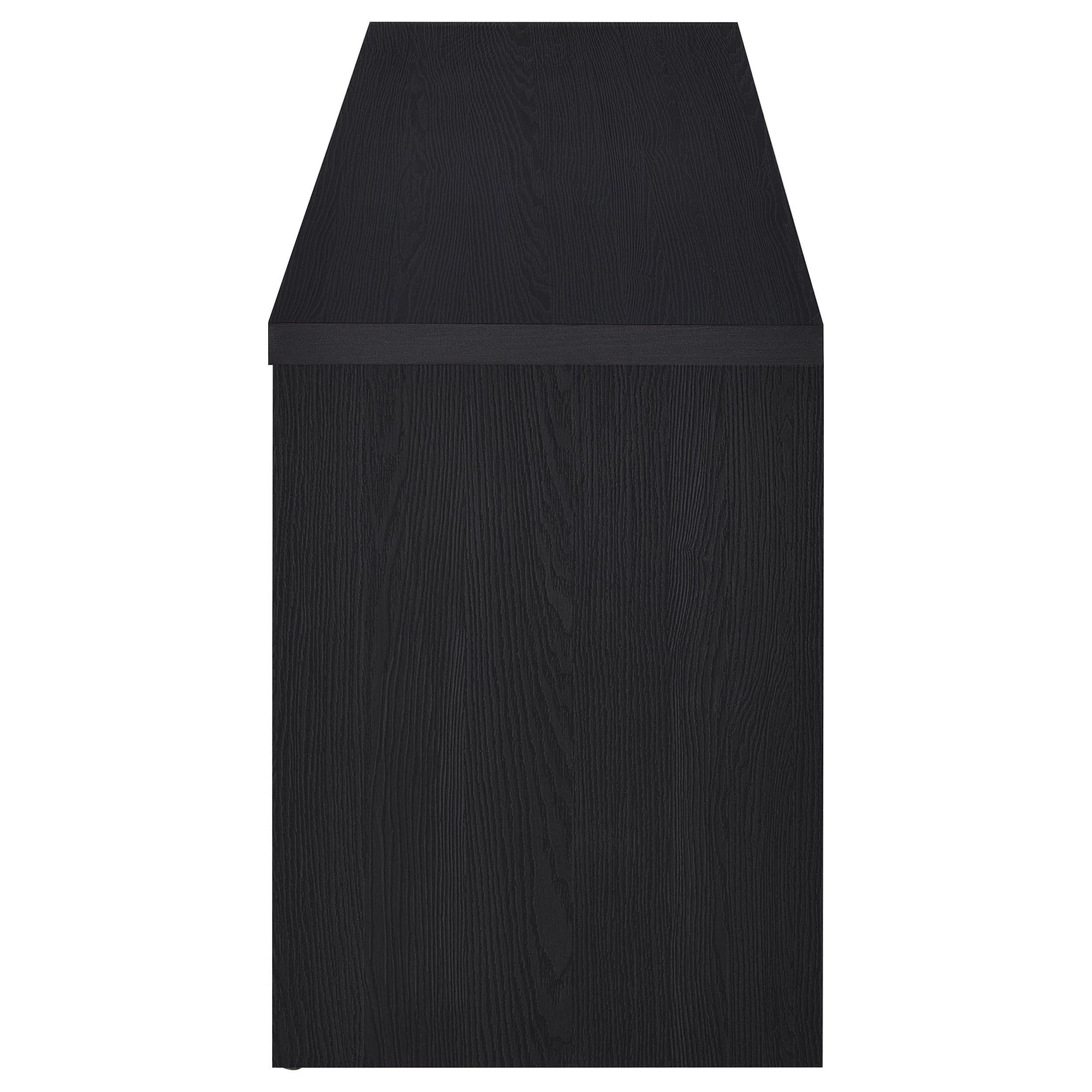 Winfield Black 3-piece Entertainment Center 78-inch TV Stand - Ornate Home