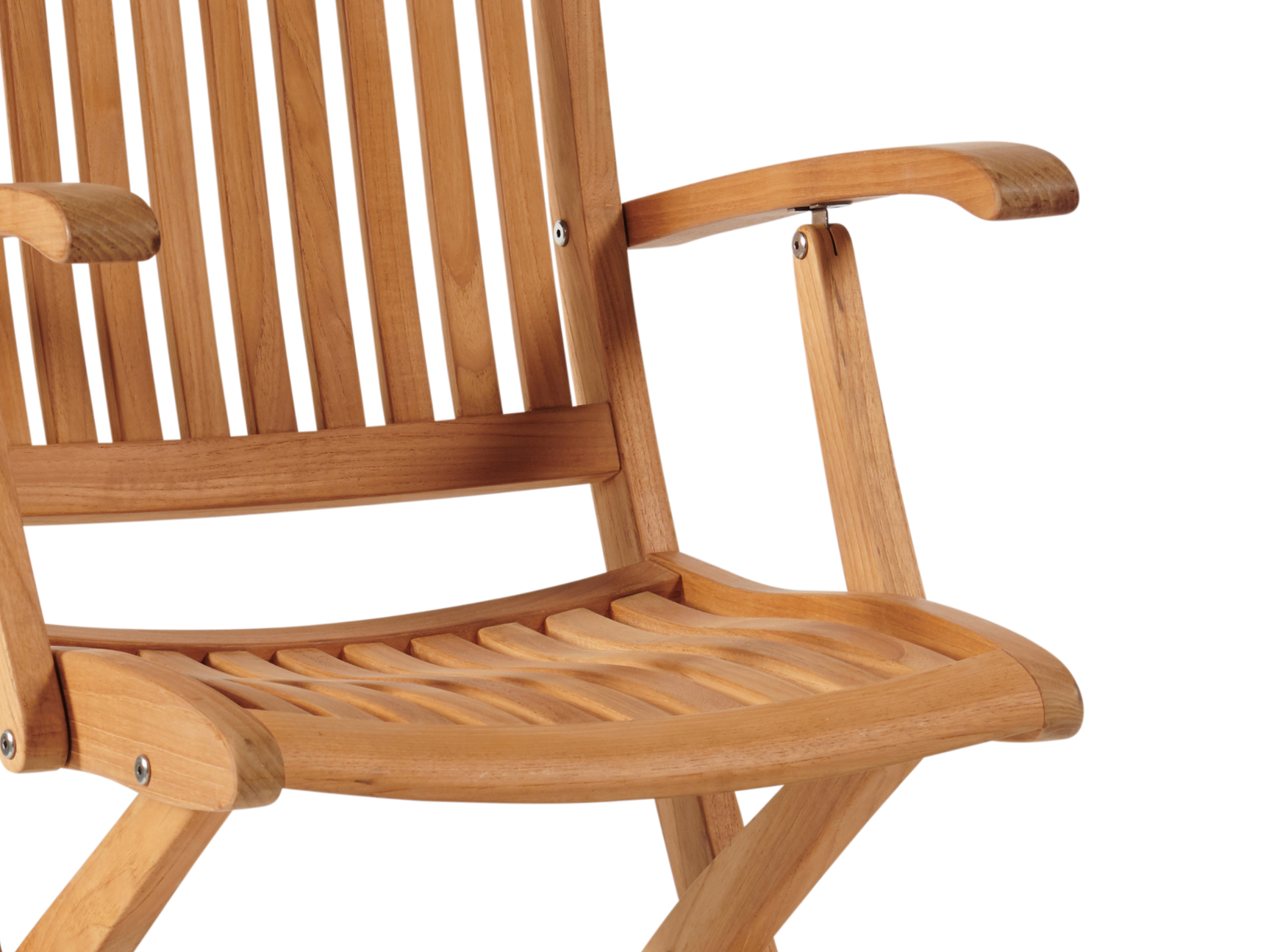 Winford Teak Outdoor Dining Folding Armchair - Ornate Home
