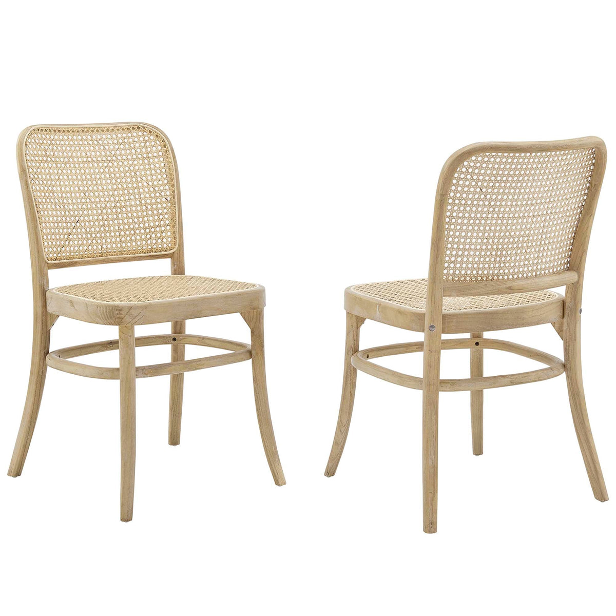 Winona Gray Wood Dining Side Chair (Set of 2) - Ornate Home