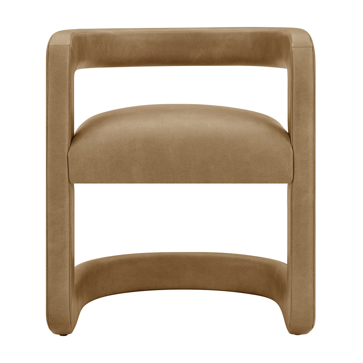 Winslow Toast Premium Vegan Leather Dining Chair - Ornate Home
