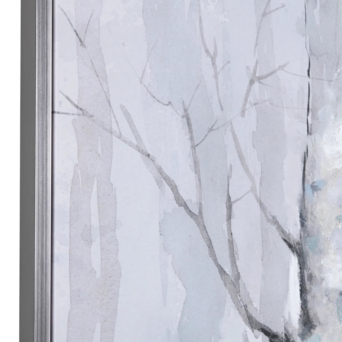 Winter Days Grey/Blue Canvas - Ornate Home