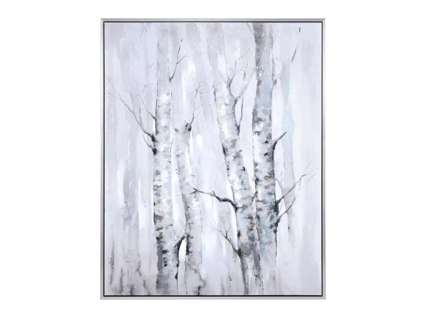 Winter Days Grey/Blue Canvas - Ornate Home