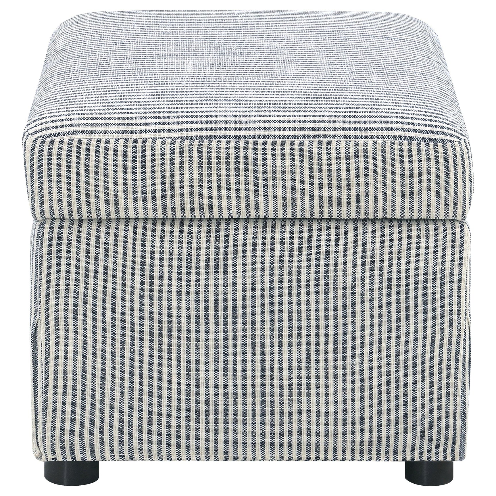 Winter Grey Upholstered Hydraulic Lift Top Storage Ottoman - Ornate Home