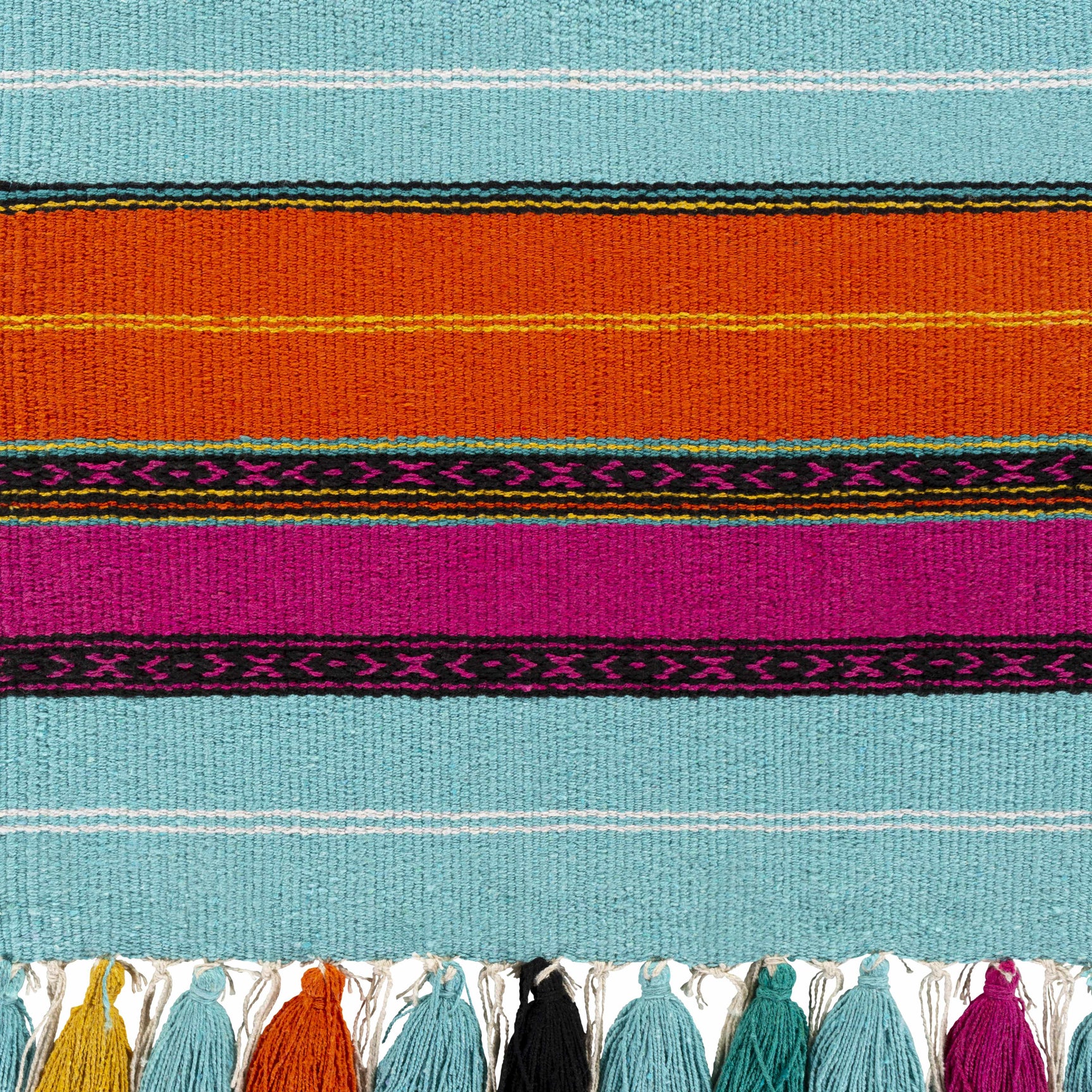 Wiri Multicolor Striped Tassel Wall Hanging - Clearance - Ornate Home