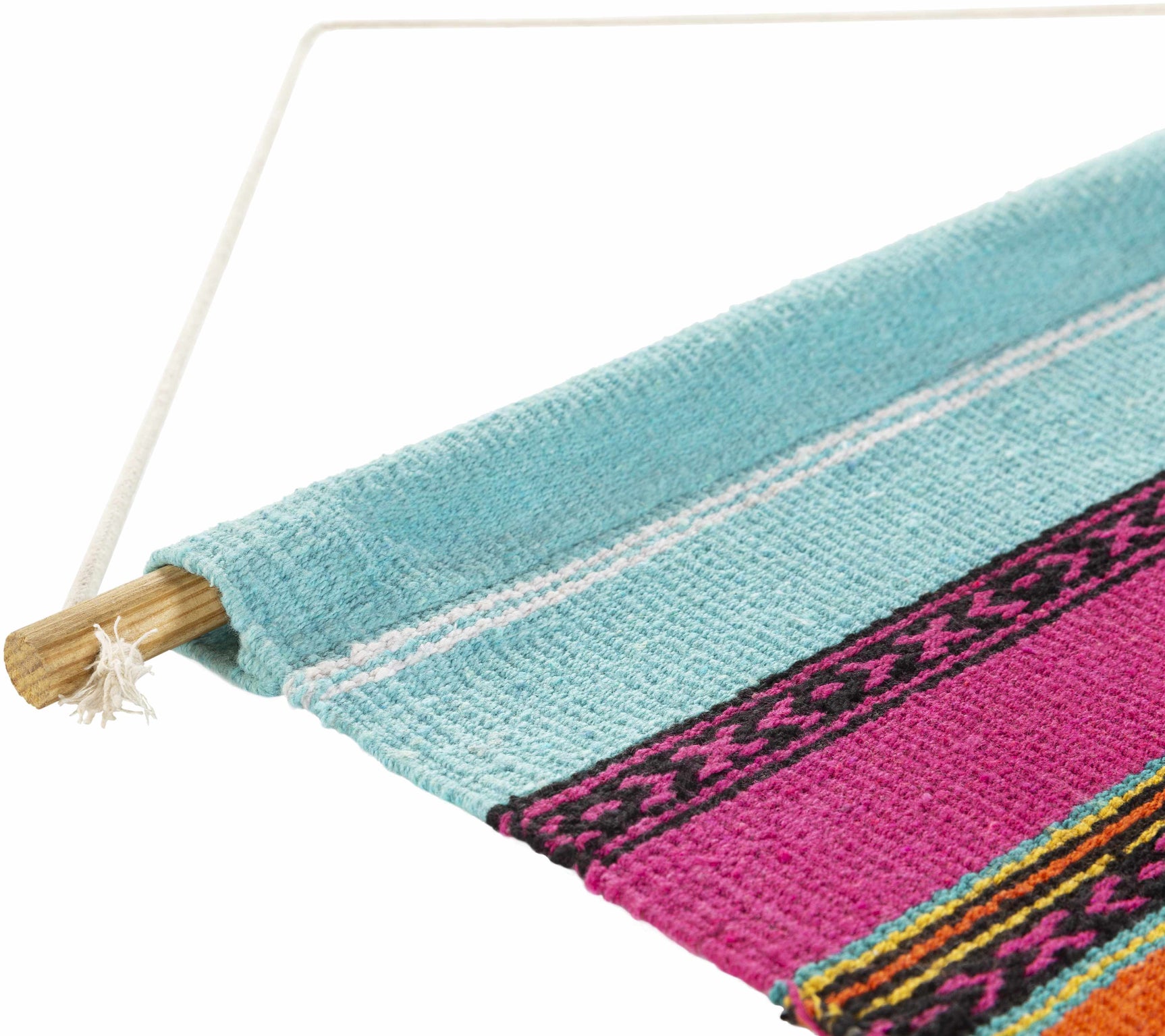 Wiri Multicolor Striped Tassel Wall Hanging - Clearance - Ornate Home