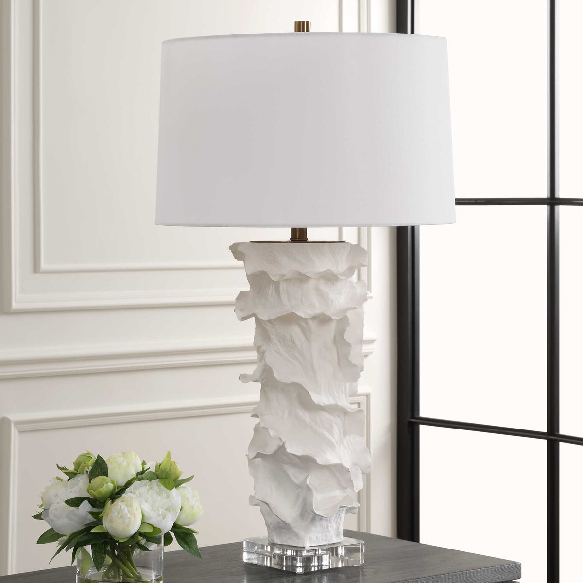 Wisp White Table Lamp - Ornate Home