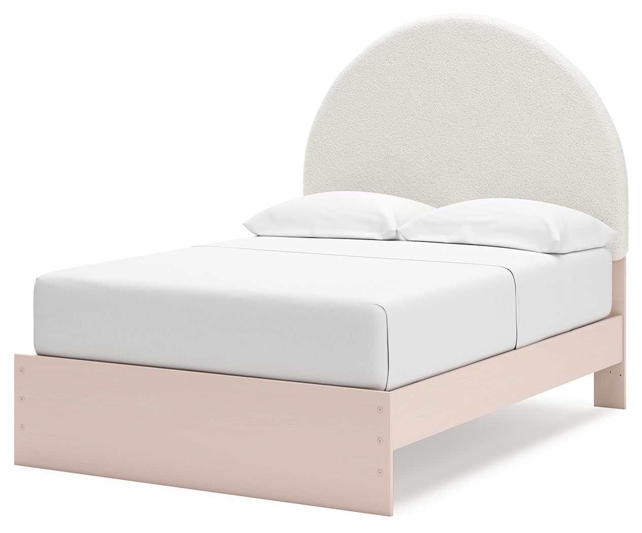 Wistenpine Blush Full Upholstered Panel Youth Bed - Ornate Home