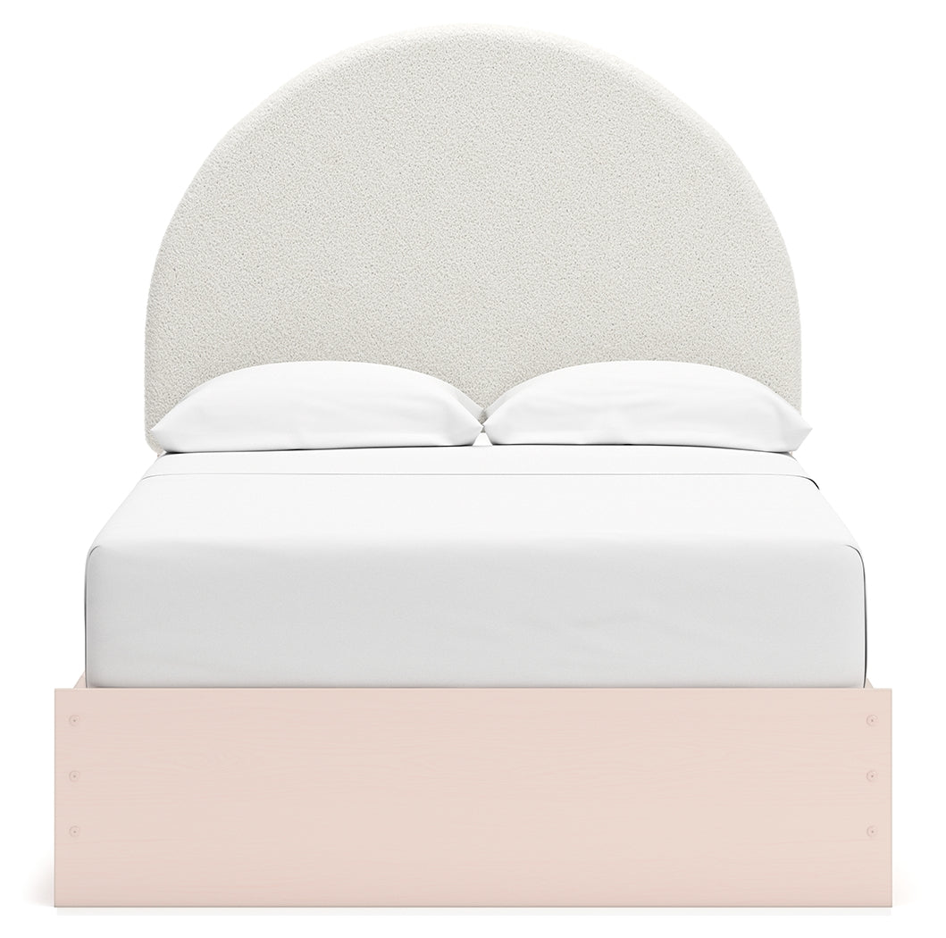 Wistenpine Blush Full Upholstered Panel Youth Bed with Storage (4 drawers) - Ornate Home