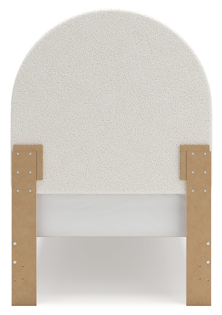 Wistenpine Blush Twin Upholstered Panel Youth Bed - Ornate Home