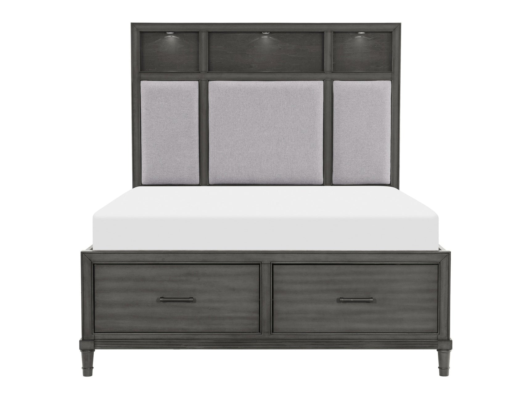 Wittenberry Gray Eastern King Platform Bed - Ornate Home