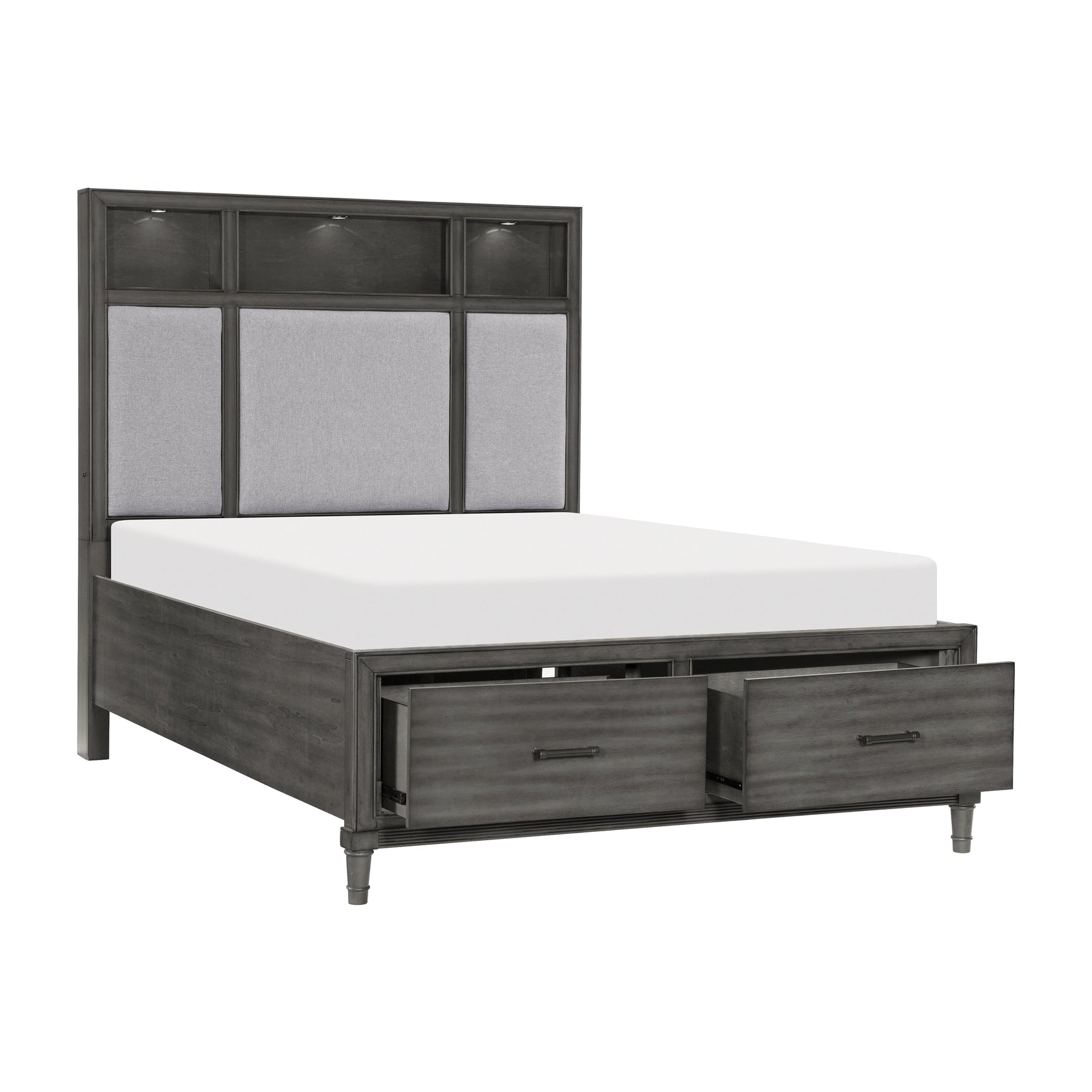 Wittenberry Gray Queen Platform Bed - Ornate Home