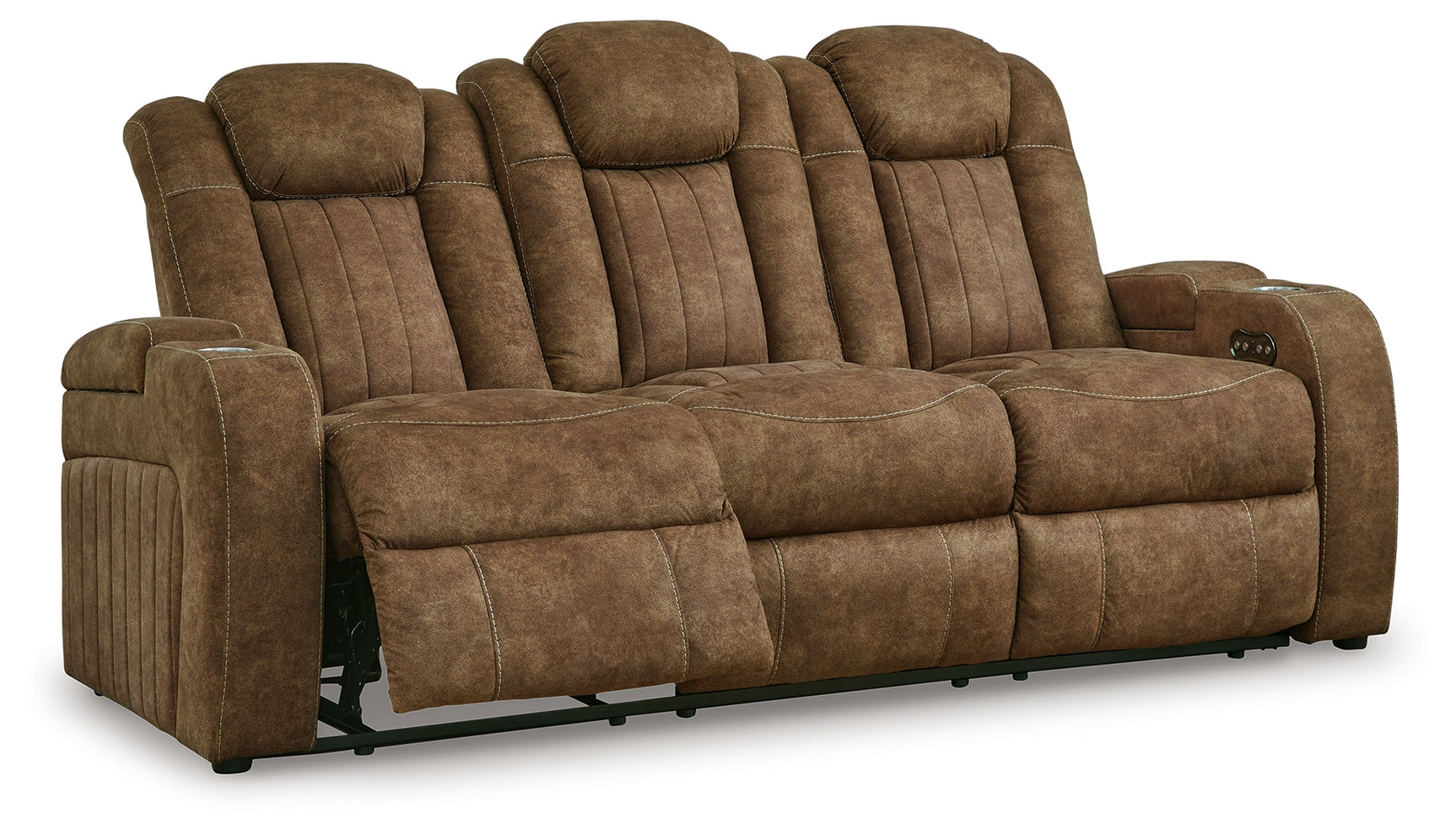 Wolfridge Brindle Power Reclining Sofa (Online Special Price) - Ornate Home