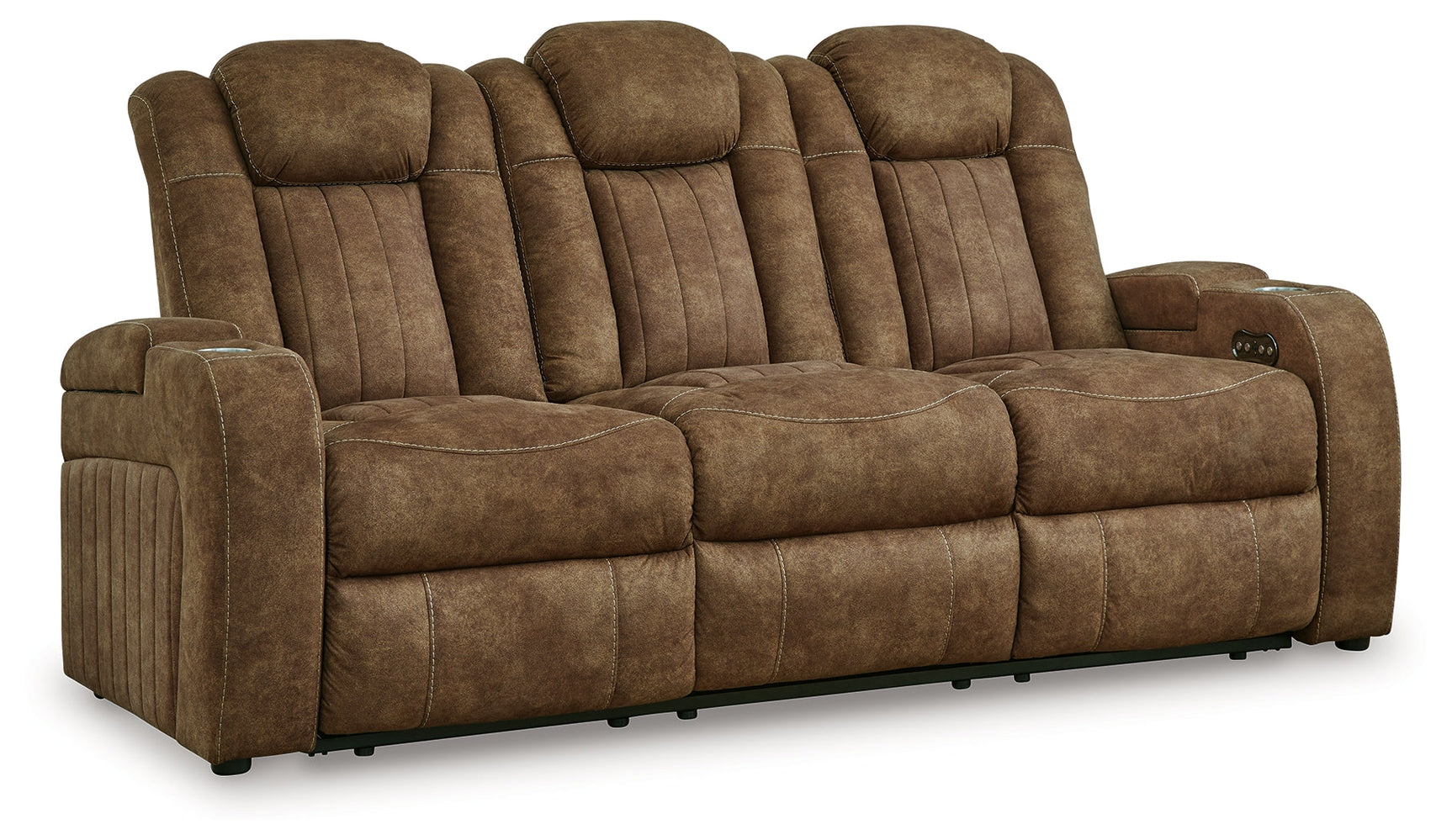 Wolfridge Brindle Power Reclining Sofa (Online Special Price) - Ornate Home