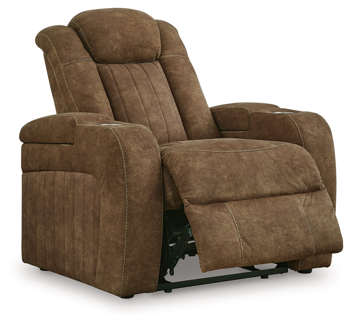 Wolfridge Brindle Power Reclining Sofa and Power Recliner (Online Special Price) - Ornate Home