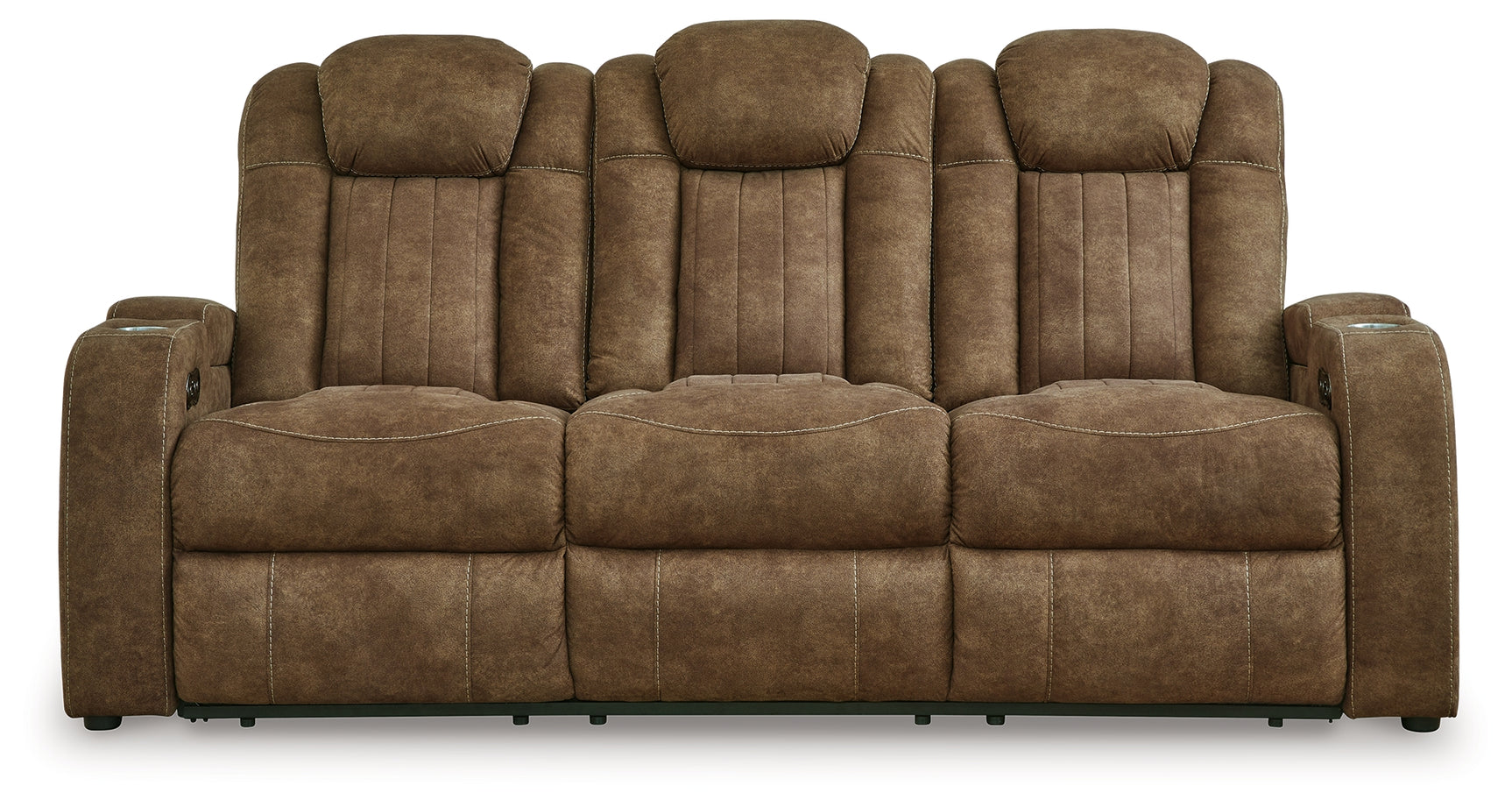 Wolfridge Brindle Power Reclining Sofa and Power Recliner (Online Special Price) - Ornate Home