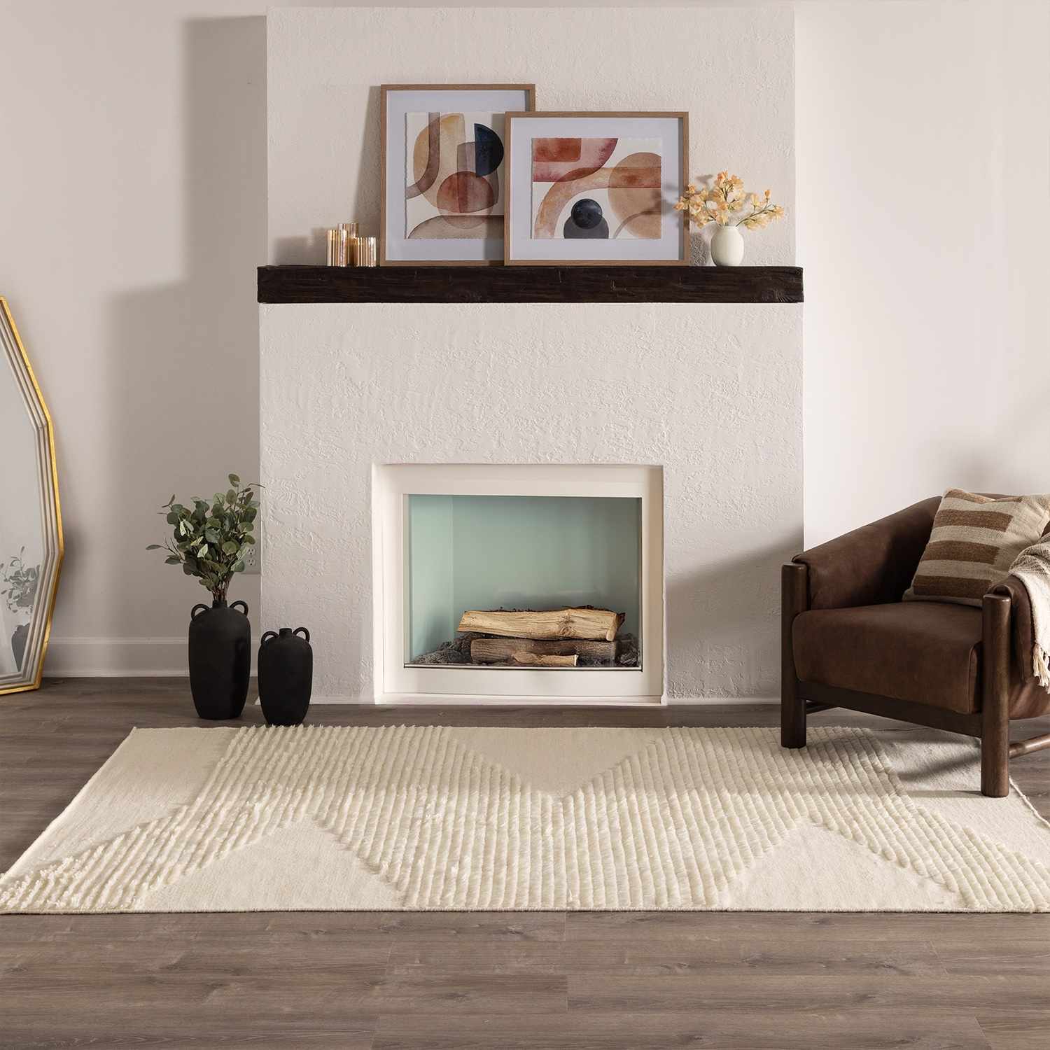 Woodew Modern Wool Rug - Clearance - Ornate Home