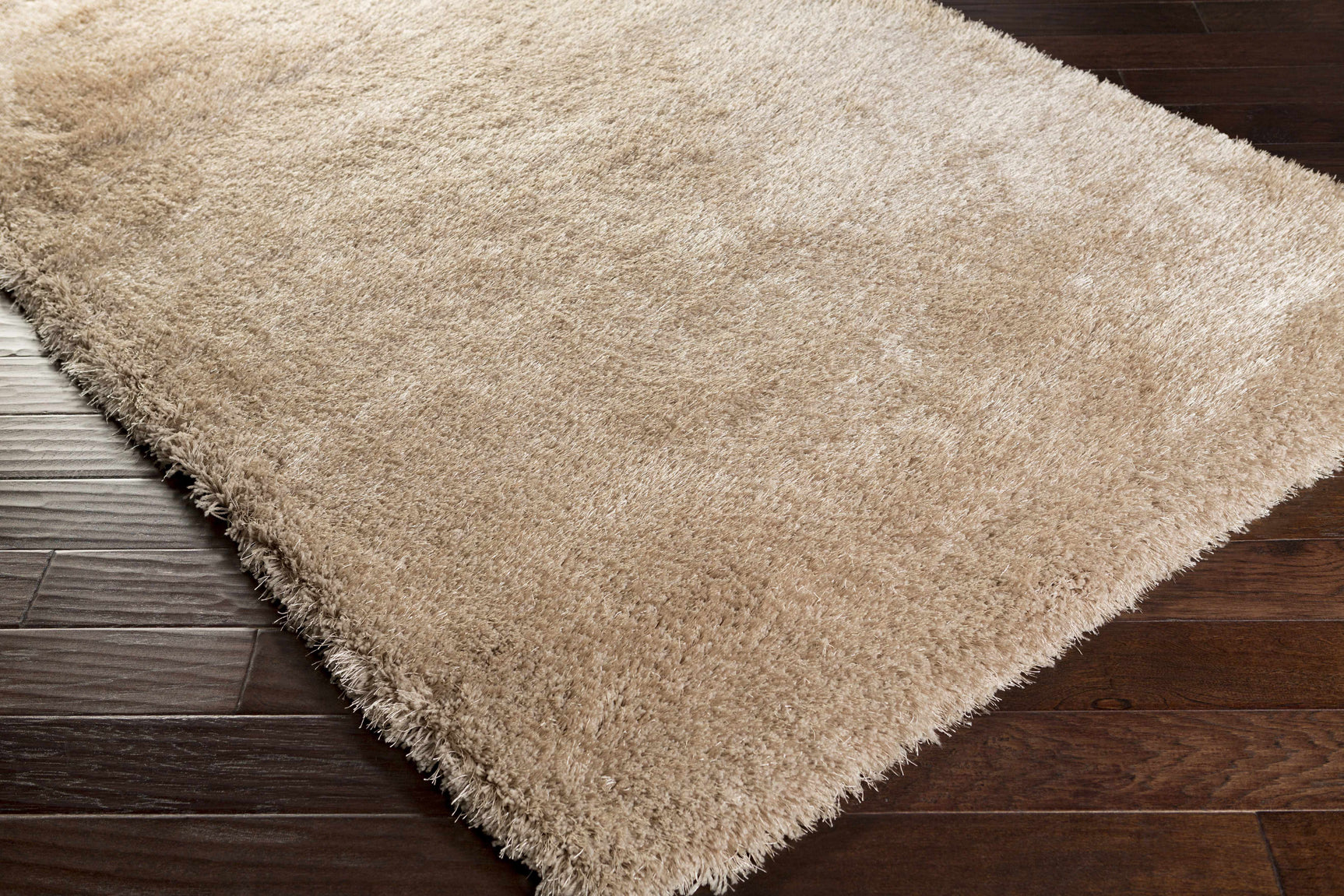 Woodridge Solid Brown Shag Area Rug - Clearance - Ornate Home