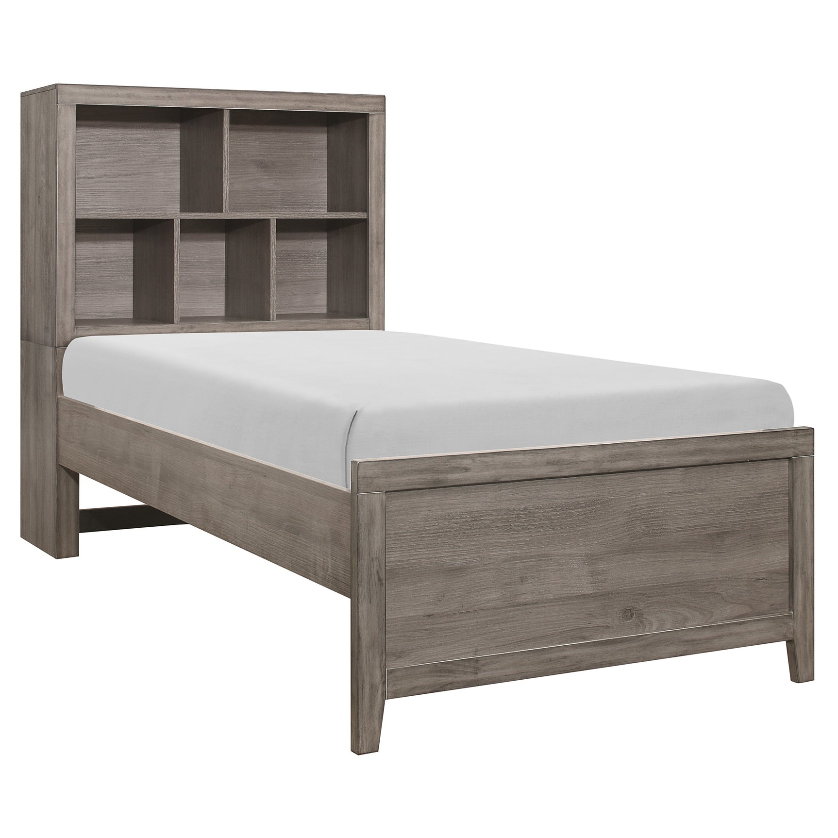 Woodrow Brown Twin Platform Bed - Ornate Home