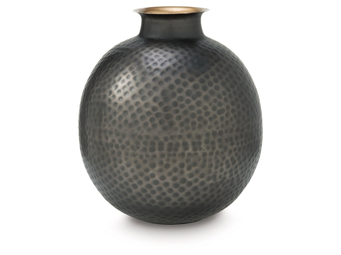 Woody Pewter/Gold Vase - Ornate Home
